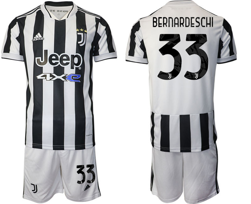 Men 2021-2022 Club Juventus home white #33 Adidas Soccer Jerseys->barcelona jersey->Soccer Club Jersey